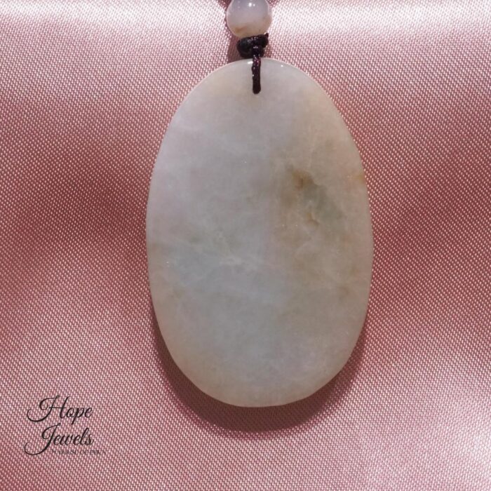 Pig on Clouds Jade Pendant with Certificate - Grade A Jadeite - Image 2