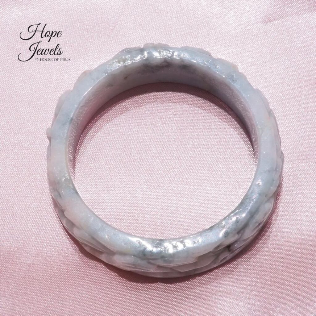 Mi Le Fo Buddha Lavender Jade Pendant