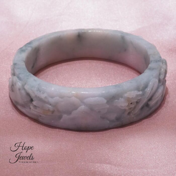 Mi Le Fo Buddha Lavender Jade Pendant - Image 2