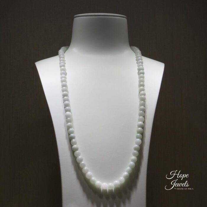 88 Beads Jade Necklace - Grade A Jadeite - Image 2