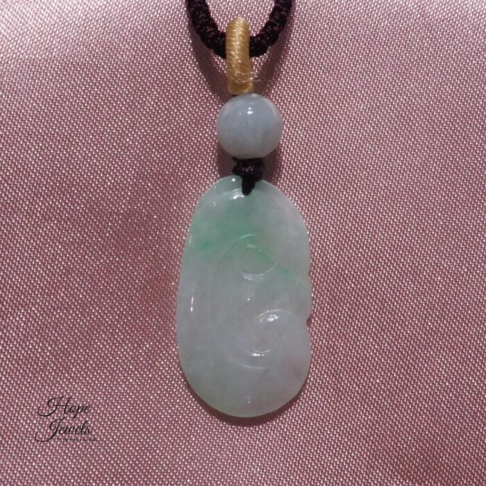 Ruyi Pendant - Grade A Jadeite