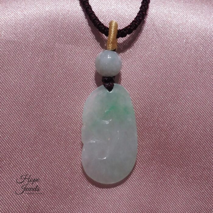 Ruyi Pendant - Grade A Jadeite - Image 2