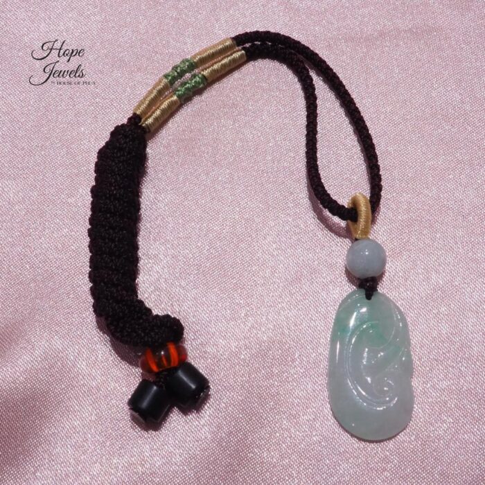 Ruyi Pendant - Grade A Jadeite - Image 3