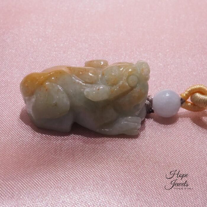 Pixiu Pendant - Grade A Jadeite - Image 2