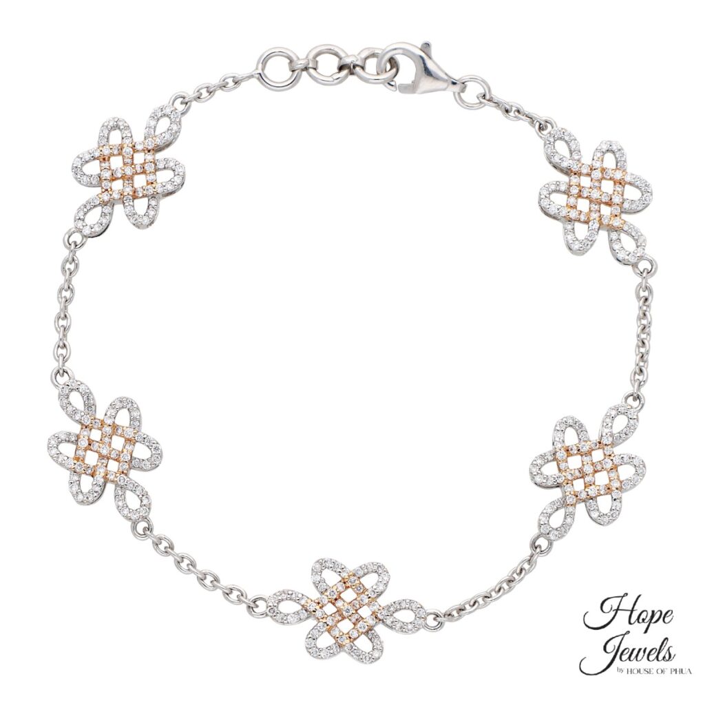 Love Infinity Bracelet Five Motif