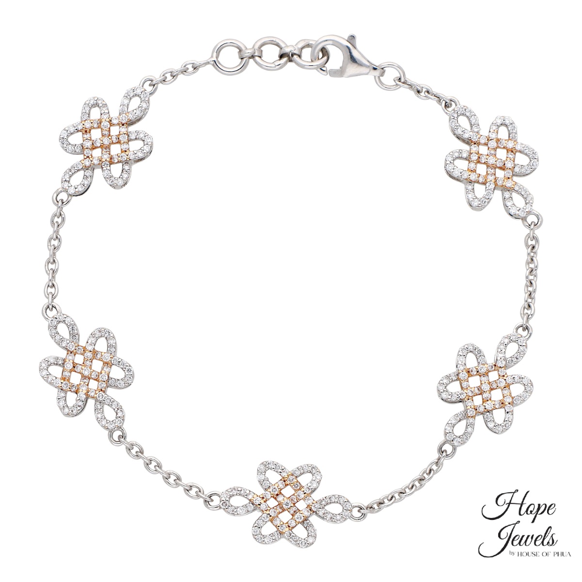 Love Infinity Bracelet Five Motif